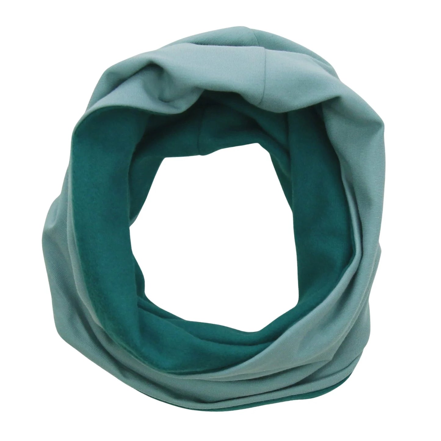 Reversible loop scarf in cobalt-light azure